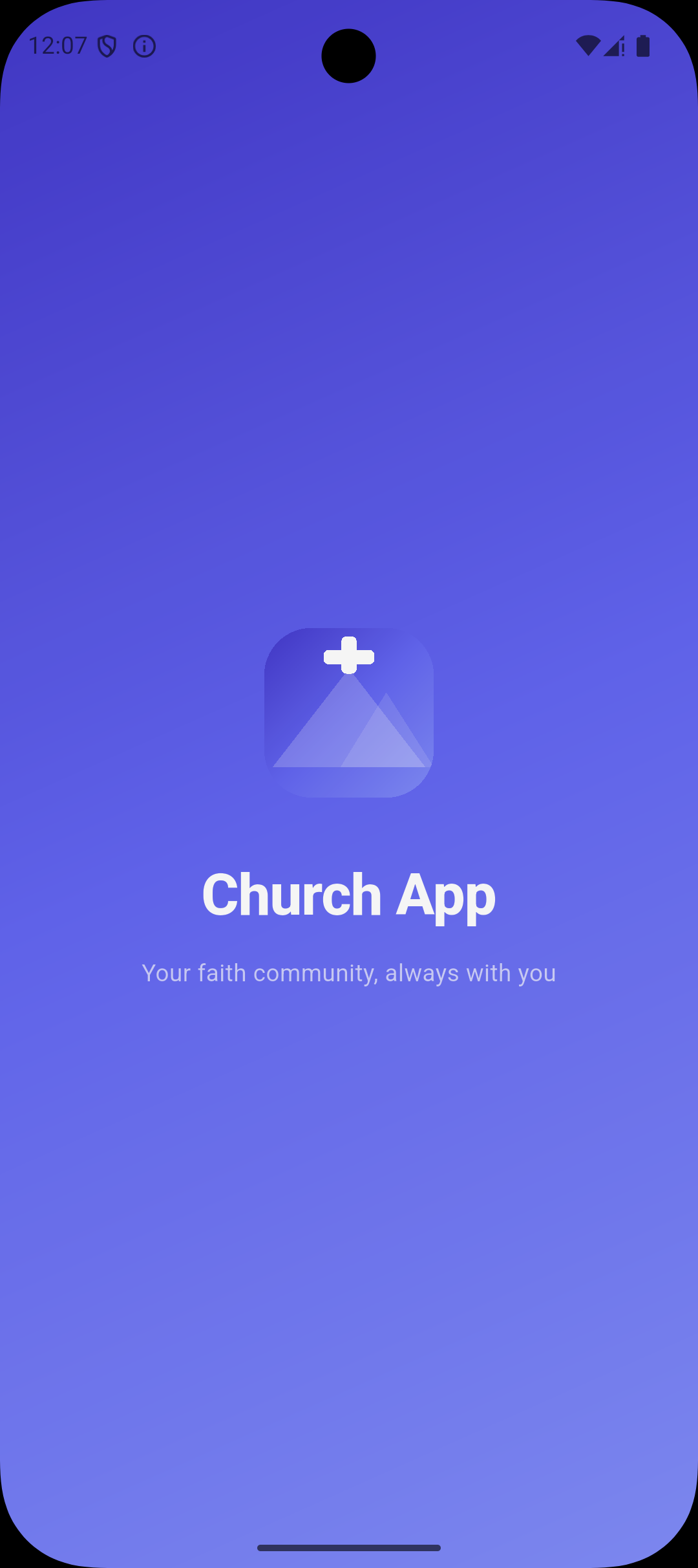 Church App Splash Screen